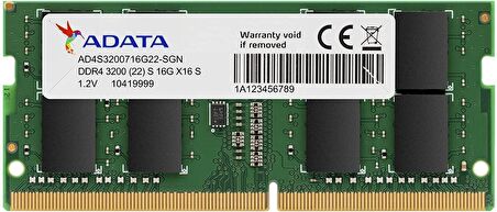 A-Data 16GB DDR4 3200Mhz SODIMM AD4S320016G22-SGN Notebook Ram