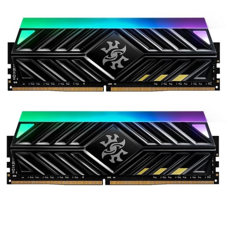 XPG 32GB (2X 16GB) DDR4 3600MHZ CL18 RGB DUAL KIT PC RAM SPECTRIX D41 AX4U360016G18I-DT41