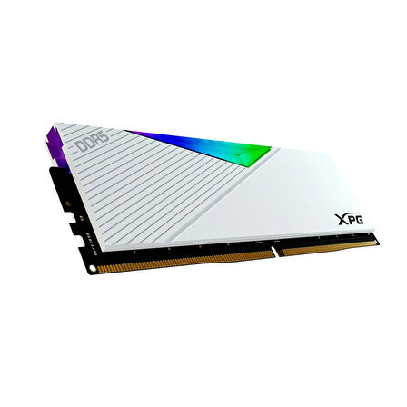 XPG Lancer RGB 32GB (2X16) DDR5 6400Mhz CL32 AX5U6400C3216G-DCLARWH Beyaz Dual Kit Ram