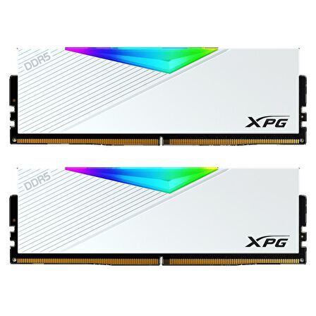 XPG Lancer RGB White AX5U6000C3016G-DCLARWH 32GB (2x16GB) DDR5 6000MHz CL30 Gaming (Oyuncu) Ram