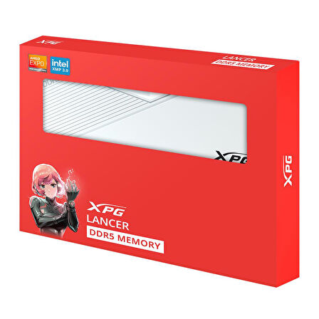 XPG Lancer 32GB (2x16) 7200MHz CL34 DDR5 UDIMM RAM AX5U7200C3416G-DCLARWH