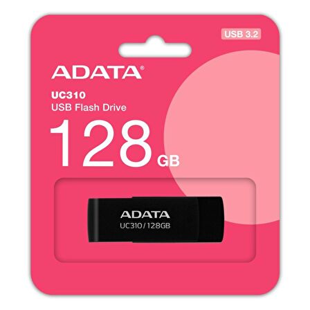 Adata UC310/128GB 128GB USB3.2 Gen1 Flash Bellek Siyah