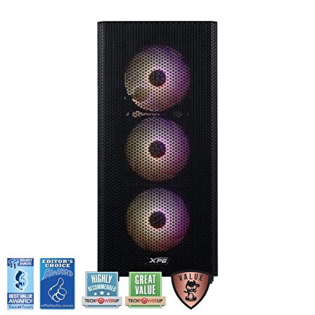 XPG Valor Mesh RGB Siyah Mid Tower 650W 80+ White Gaming Kasa