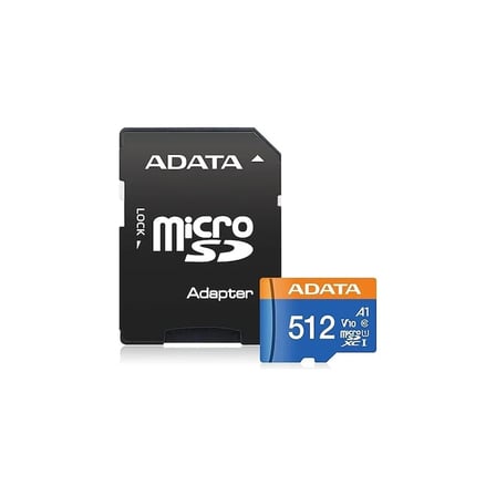 Adata Premier 512GB 100/25 MB/s Class10 Adaptörlü MicroSDXC Hafıza Kartı
