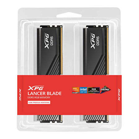 XPG Lancer Blade RGB 32GB (2x16) DDR5 6400Mhz CL32 AX5U6400C3216G-DTLABRBK Dual Kit Ram