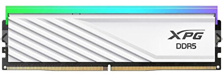 XPG Lancer Blade Beyaz RGB DDR5-6400Mhz CL32 48GB (2x24GB) Dual Kit (32-39-39) 1.40V