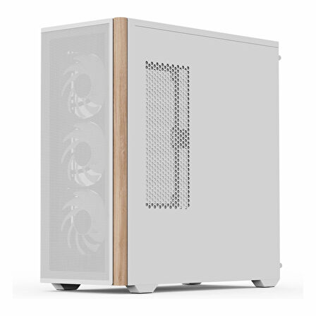 Aerocool D501A USB 3.2 ARGB ATX Mid Tower Beyaz Kasa