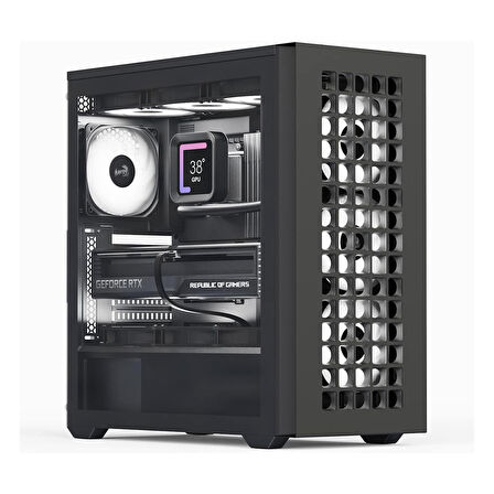Aerocool D502A USB 3.2 ARGB ATX Mid Tower Siyah Kasa