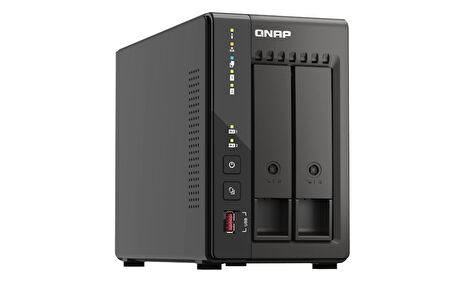 QNAP TS-253E-8G 2 HDD Yuvalı, 8GB Ram,2 x M.2 2280 PCIe Gen 3 x2 Bağlantı 0ktalı NAS Depolama Ünitesi (TS-253E-8G)