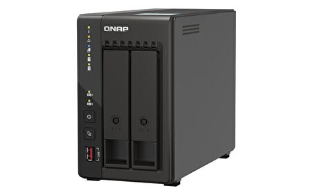 QNAP TS-253E-8G 2 HDD Yuvalı, 8GB Ram,2 x M.2 2280 PCIe Gen 3 x2 Bağlantı 0ktalı NAS Depolama Ünitesi (TS-253E-8G)