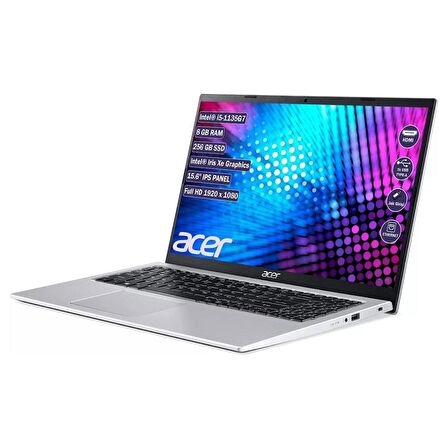 Acer Aspire 3 A315-58 NX.ADDEY.004 i5-1135G7 8 GB 256 GB SSD Iris Xe Graphics 15.6" Full HD Notebook