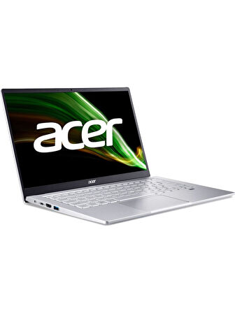 Acer Swift 3 Sf314-43-R09W AMD Ryzen7 5700U 16GB 512GB SSD AMD Radeon Dos 14'' FHD 60 Hz Gümüş Notebook NX.AB1EY.00C