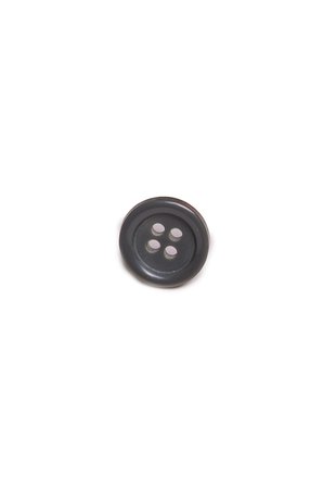 Polyester Düğme Füme 15mm 20 Adet