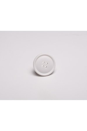 Polyester Düğme Beyaz Hırka Düğmesi 25mm 10 Adet