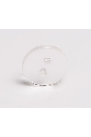 Polyester Düğme Şeffaf 15mm 20 Adet