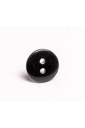 Polyester Düğme Siyah Gömlek Düğmesi 12mm 30 Adet