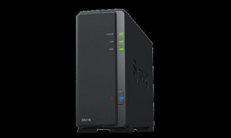 SYNOLOGY DS118 1x3.5" Disk Desteği NAS Depolama Ünitesi