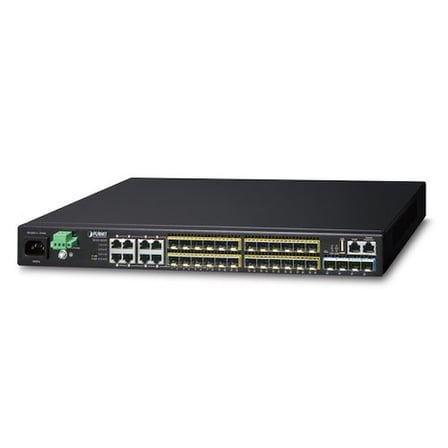 Planet PL-XGS3-24242 34 Port 24 POrt 10G SFp 2 POrt 100G SFP 8 Port Gigabit QSFP28 Yönetilebilir SFP Switch