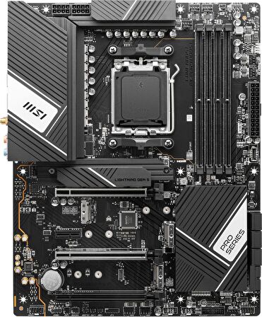 MSI Pro X670-P AMD X670 AM5 DDR5 6600 MHz Gaming Anakart
