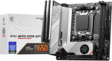 MSI Mpg B650I Edge Wi-Fi AMD AM5 DDR5 Mini ITX Anakart