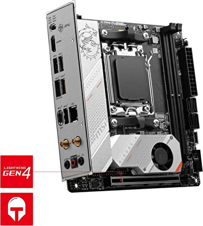 MSI Mpg B650I Edge Wi-Fi AMD AM5 DDR5 Mini ITX Anakart