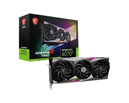 MSI GeForce RTX 4070 TI GAMING X TRIO 12GB GDDR6X 192Bit Ekran Kartı