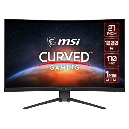 27 MSI MAG 275CQRF QD CURVED 1000R VA 2560X1440 (WQHD) 16:9 170HZ 1MS FREESYNC PREMIUM GAMING MONITOR