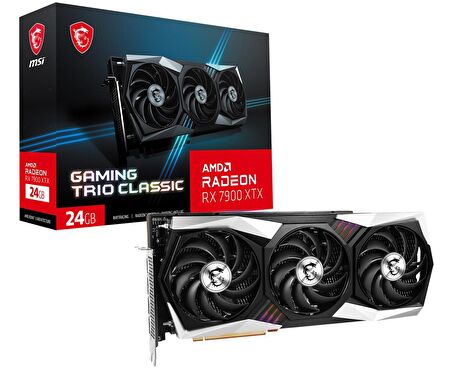 MSI GAMING TRIO CLASSIC RX 7900 384 Bit GDDR6 24 GB Ekran Kartı