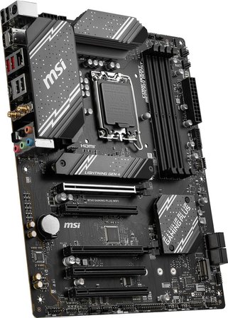 MSI B760 GAMING PLUS WIFI SOKET 1700 DDR5 6800(OC) PCI-E ,M.2 USB3.2 HDMI,DP 1x 2.5G LAN WI-FI 6E ATX