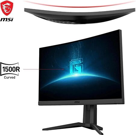 MSI G24C6P E2 23.6" FHD CURVE 1500R VA 180HZ 1MS ADAPTIVE-SYNC GAMING MONITOR