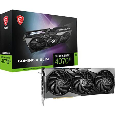 MSI GAMING X SLIM RTX 4070 Ti 192 Bit GDDR6X 12 GB Ekran Kartı