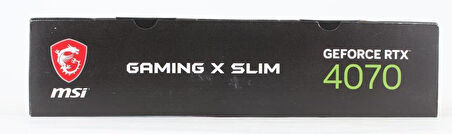 MSI RTX 4070 Gaming X Slim 12G 192 Bit GDDR6X 12 GB Ekran Kartı