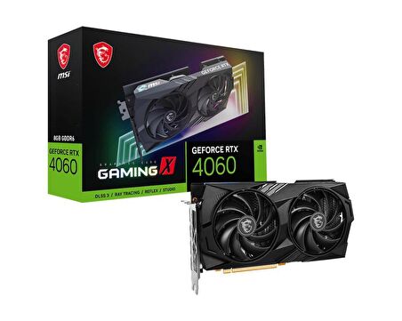 MSI GAMING X RTX 4060 128 Bit GDDR6 8 GB Ekran Kartı