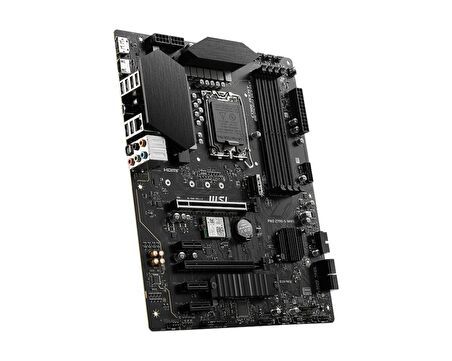 MSI MB PRO Z790-S WIFI INTEL Z790 LGA1700 DDR5 6600(OC) 2XM2 4XSATA HDMI DP WIFI 6E 2.5Gbps LAN ATX