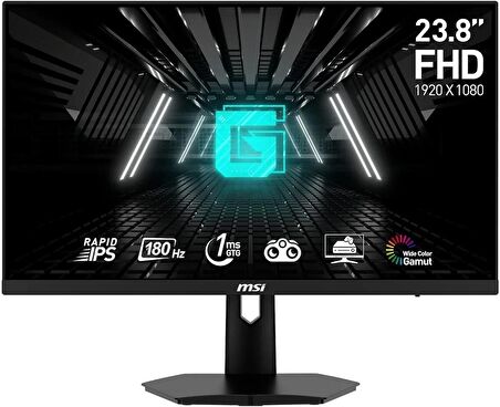 MSI G244F E2 FHD FLAT RAPID IPS 180HZ 1MS 23.8" FREESYNC PREMIUM GAMING MONITOR