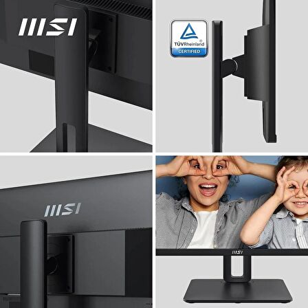 MSI PRO MP251P FHD FLAT IPS 100HZ 1MS 24.5" ADAPTIVE-SYNC PİVOT MONITOR