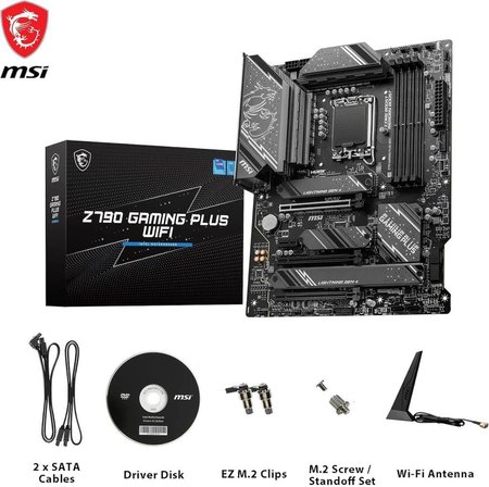 MSI Z790 Gaming Plus Wi-Fi Intel LGA1700 DDR5 ATX Anakart Outlet