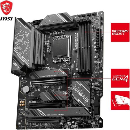 MSI Z790 Gaming Plus Wi-Fi Intel LGA1700 DDR5 ATX Anakart Outlet