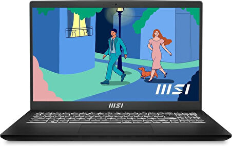 MSI Modern 15 B12MO-676XTR i5-1235U 16 GB 512 GB SSD Iris Xe Graphics 15.6" Full HD Notebook - outlet