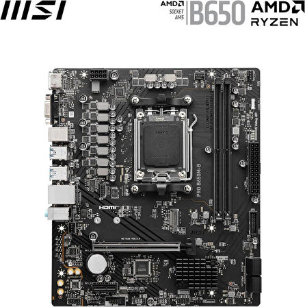 MSI Pro B650M-B AMD AM5 DDR5 Micro ATX Anakart - Teşhir