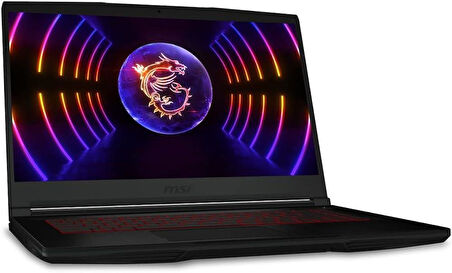 MSI Thin GF63 12VE-1200XTR i5-12450H 16 GB 512 GB SSD RTX4050 15.6" Full HD Gaming Laptop