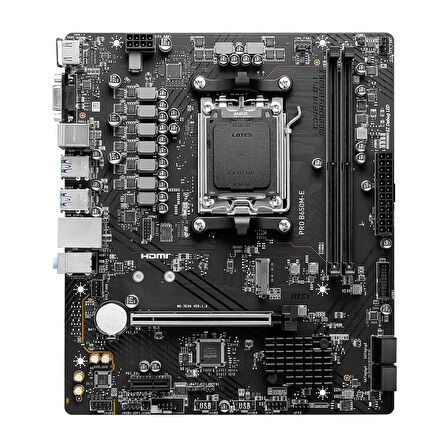 MSI PRO B650M-E DDR5 6800MHz (OC) M.2 AM5 mATX Anakart
