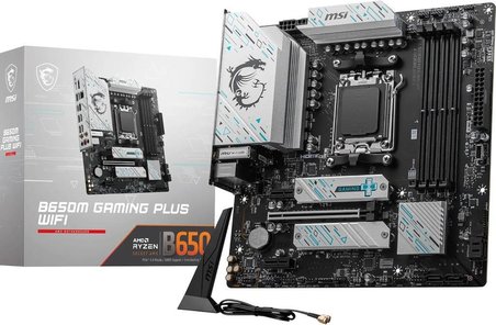 MSI B650M Gaming Plus Wi-Fi AMD AM5 DDR5 Micro ATX Anakart Teşhir