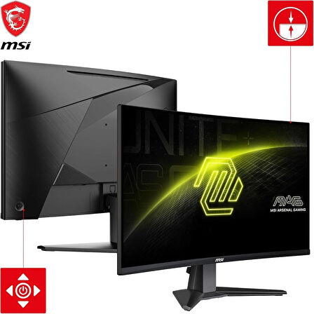 MSI MAG 27C6F 27" FHD CURVE RAPID VA 180HZ 1MS ADAPTIVE-SYNC GAMING MONITÖR