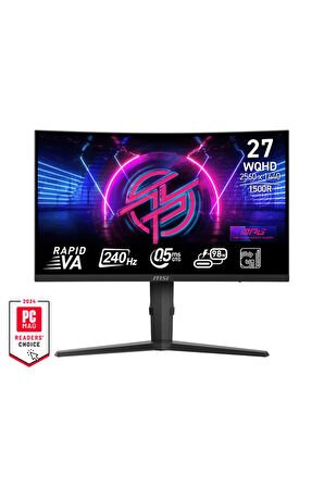 MSI 27 MPG 275CQRXF VA 2560x1440 (WQHD) 16:9 CURVE 1500R 240HZ 0.5 MS PREMIUM PRO GAMING MONITOR