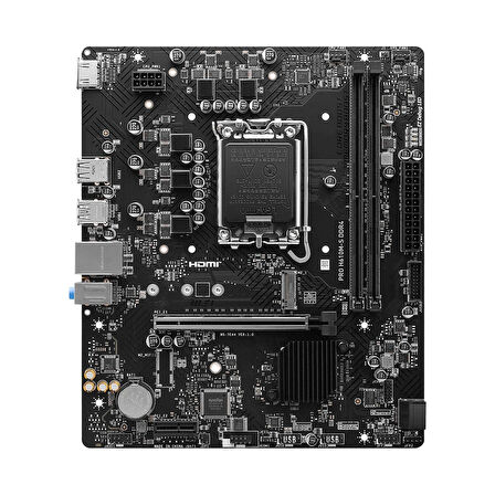 MSI PRO H610M-S DDR4 3200MHz (OC) M.2 1700p mATX Anakart