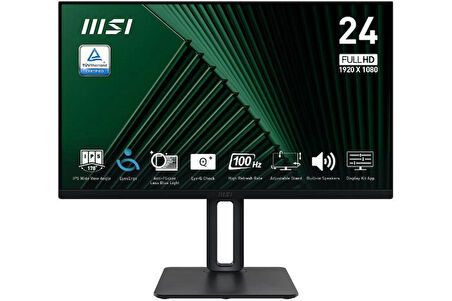 MSI PRO MP245PG 23.8'' FHD FLAT IPS 100HZ 1MS ADAPTIVE-SYNC PIVOT MONITOR
