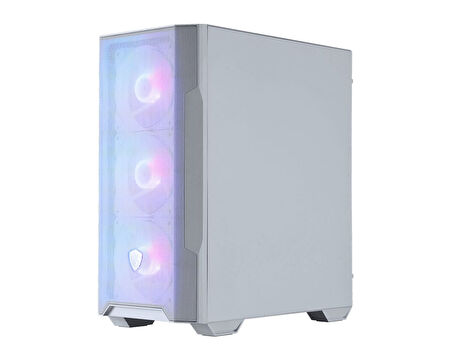 MSI MAG Forge M100R Temperli Cam Mesh 4x120mm ARGB Fan USB 3.2 Beyaz Micro-ATX Tower Gaming (Oyuncu) Kasa