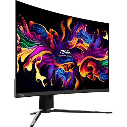 MSI MAG 321CUP QD-OLED 31.5 3840x2160 UHD 165Hz 0.03 ms HDMI DP Type-C HDR 400 G-Sync Curve 1700R QD-OLED Gaming Monitör