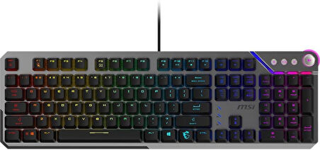 MSI Strike 600 RGB Kablolu Mekanik Oyuncu Klavyesi  Teşhir